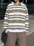 Multi Stripe String Hood