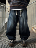 Dart Balloon Wide Washed Denim
