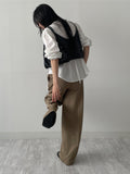 Lambswool Knit Bustier