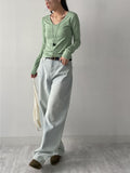 Vintage Long Wide Denim Pants