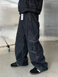 Non-Fade Curved Cargo Denim