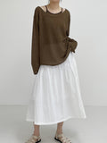 [SET] Ballet see-through knit setup