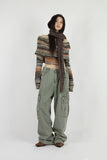 Knit hoodie balaclava