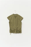 (W) Cake Pocket Slim Shirt