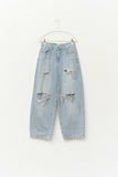 (W) Ponz Blue Wide Denim