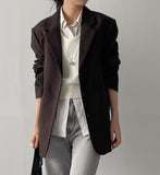 Elin Curved Loose-Fit Jacket