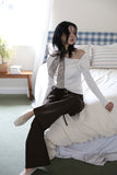 O-ring wrap slacks pants