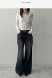 Athens Ribbed Slit T-shirt