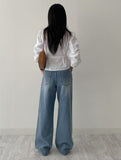 558 Catbrush Wide Denim Pants