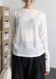 SEE-THROUGH HALF LONG SLEEVE