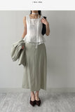 Elliott Nylon Long Skirt