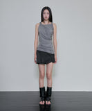 Braided Asymmetrical Sleeveless