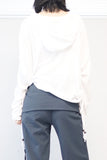 Chateau Linen Overfit Zip-Up
