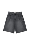 Ecru washed shorts