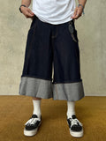 Roll Up Maxi Bermuda Selvedge Denim