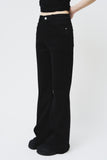 (W) Black Flare Jeans