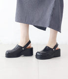 Nivan Square Platform Slingback Loafers
