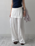 Euro Wrap Nylon Wide Pants