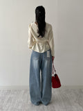 403 Catbrush Wide Denim Pants