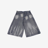 (Unisex) Leke Washing Half Pants