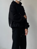 Side Ethnic Heavy Hood Sweatshirt