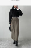Scarf Strap Long Skirt
