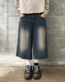 Washed Maxi Bermuda Denim