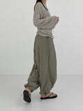 Linen Slit See-Through Overfit T-Shirt