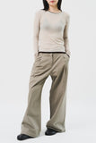 (W) Lee Cotton Wide Pants