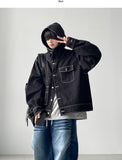 Bell Stitch Work Hood Jacket
