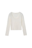 Morven U-Neck Ribbed Sweater