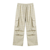 Grunge Leather Cargo Pants