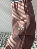 Cotton Sunflower Parachute Pants