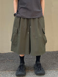 Super Balloon Nylon Cargo Bermuda Pants