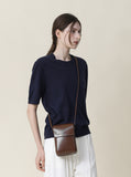 Premium Monique V & Round Short Sleeve Knit