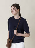 Premium Monique V & Round Short Sleeve Knit