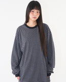 Stone stripe long sleeve tee