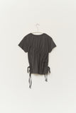 (W) Contra Slash Shirring Top