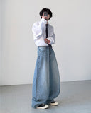 Ice Curve Wide Denim