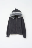 (W) Miko Fur Zip Hoodie
