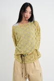 Mitten Summer Flower Knit