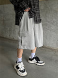Two-Tuck Bermuda Cargo Sweatpants