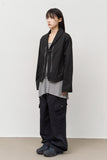 (W) Thin Striped Sleeveless