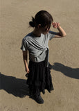 RIB FRILL LONG SK