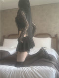 Ener Lace Frill Cardigan