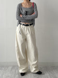 382 Curved Balloon Wide Pants