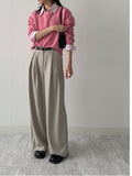 Naive Pleated Wide Slacks