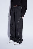 white line casual pants