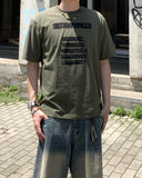 Splash Lettering Short Sleeve Tee