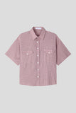 Pine Cropped Check Shirt
